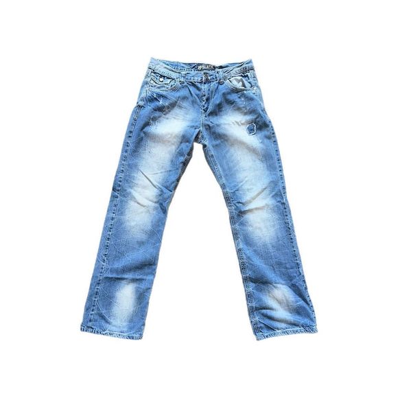 Buckle Black Boot Cut Jeans - Picture 1 of 5